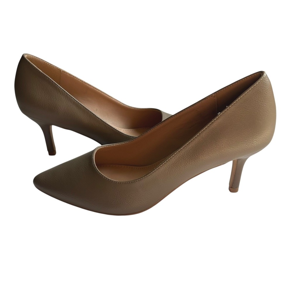 French Connection Kate Stiletto Heels Pointed Toe Pumps Putty Size 8 New